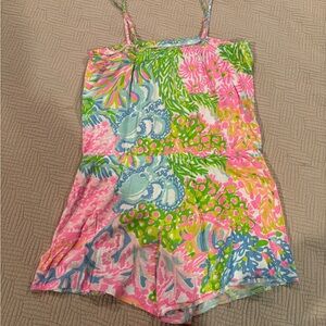 Lilly Pulitzer Kids Colorful Floral Romper